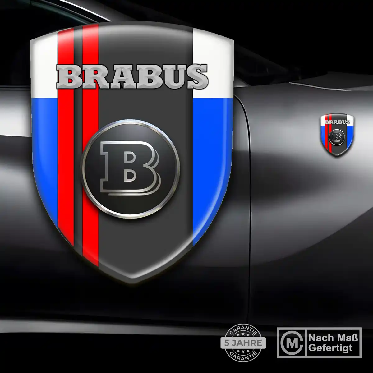 Mercedes Brabus Wappen Emblem Auto Hohe Qualität