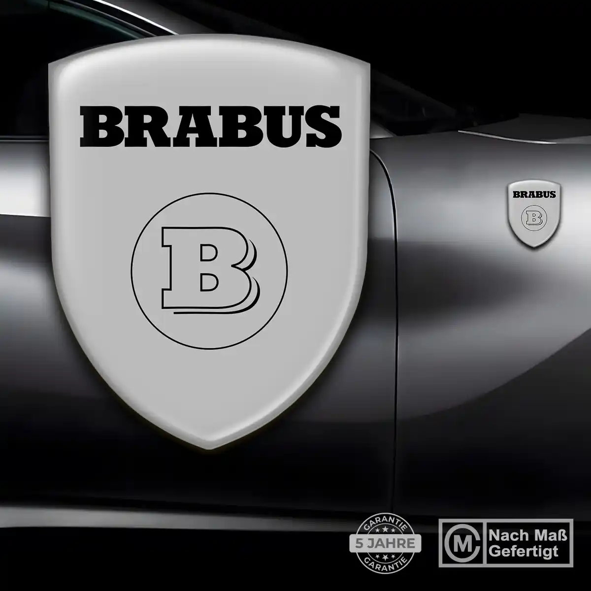 Mercedes Brabus Wappen Emblem Stilvolles Design