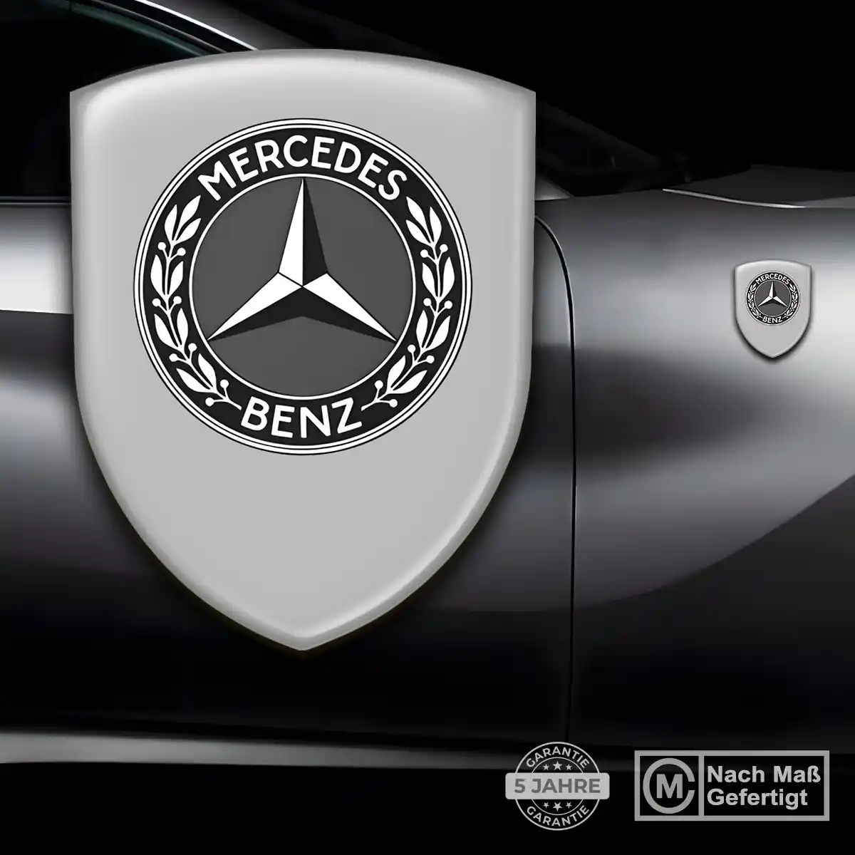 Mercedes Emblem Aufkleber Auto Limitierte Auflage