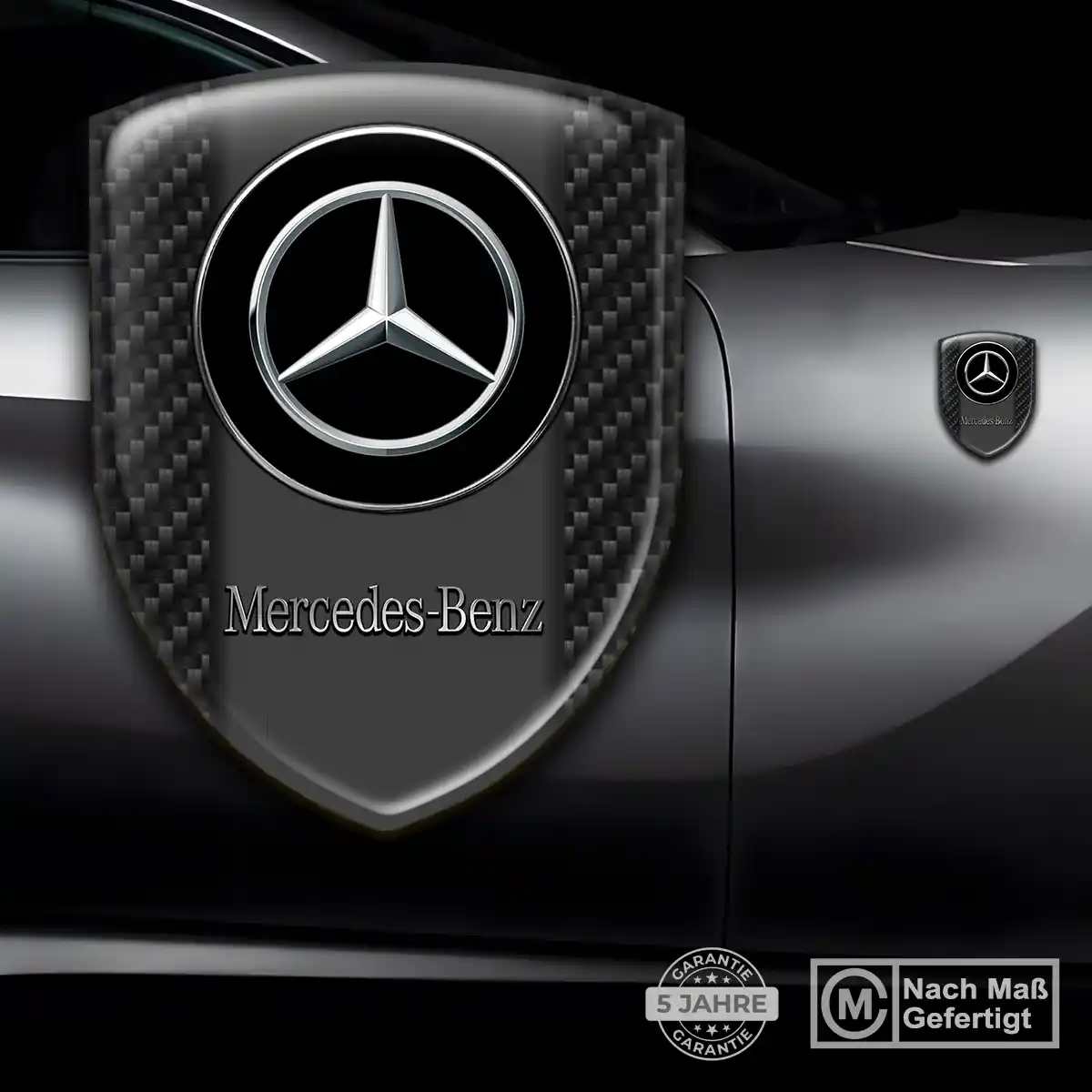 Mercedes Emblem Aufkleber Auto Premiumqualität