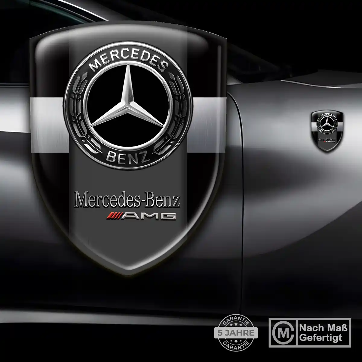 Mercedes Emblem Aufkleber Auto Stilvolles Design