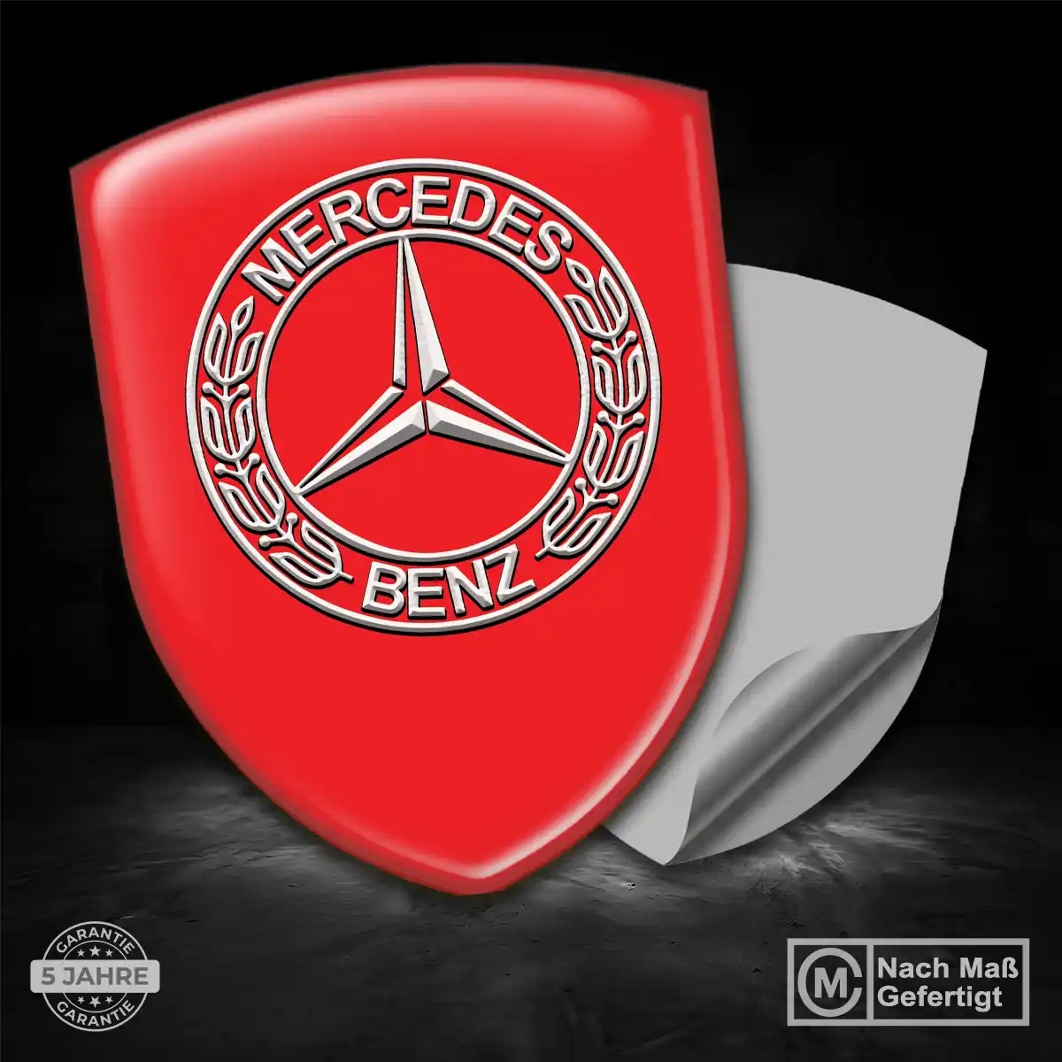 Mercedes Emblem Aufkleber Hohe Qualität