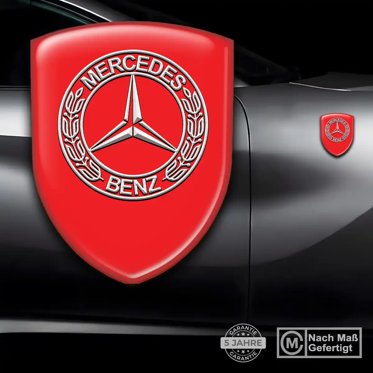 Mercedes Emblem Aufkleber Hohe Qualität