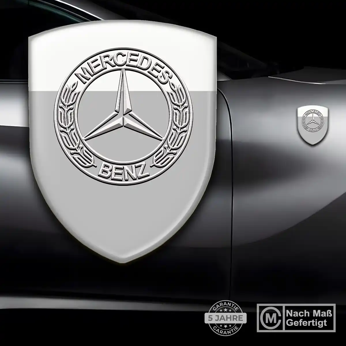 Mercedes Emblem Aufkleber Luxus-Edition