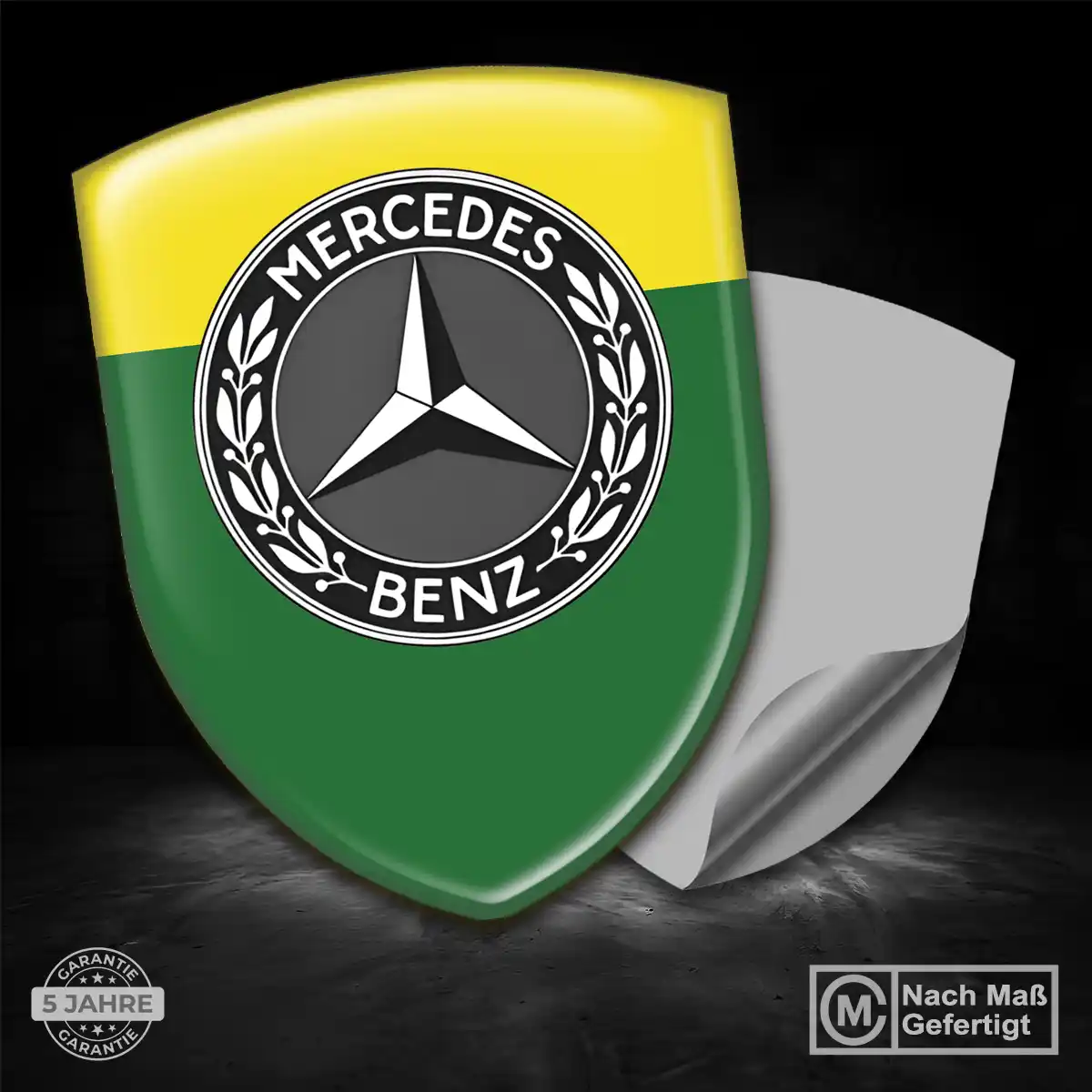 Mercedes Emblem Aufkleber Premium-Edition