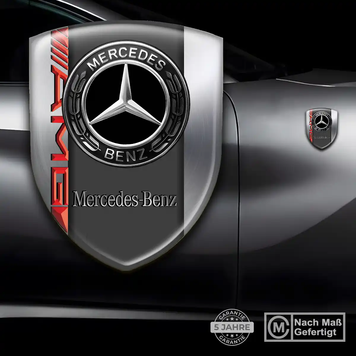 Mercedes Emblem Aufkleber Premiumqualität