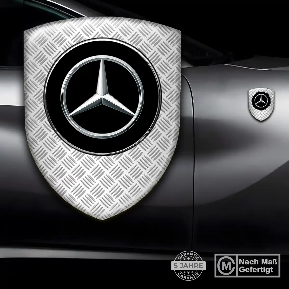 Mercedes Emblem Aufkleber Stilvolles Design
