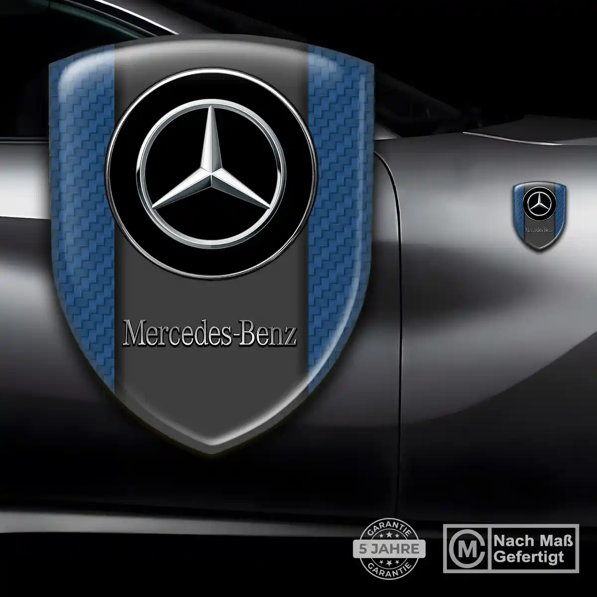 Mercedes Emblem Aufkleber Wappen Auto Premiumqualität