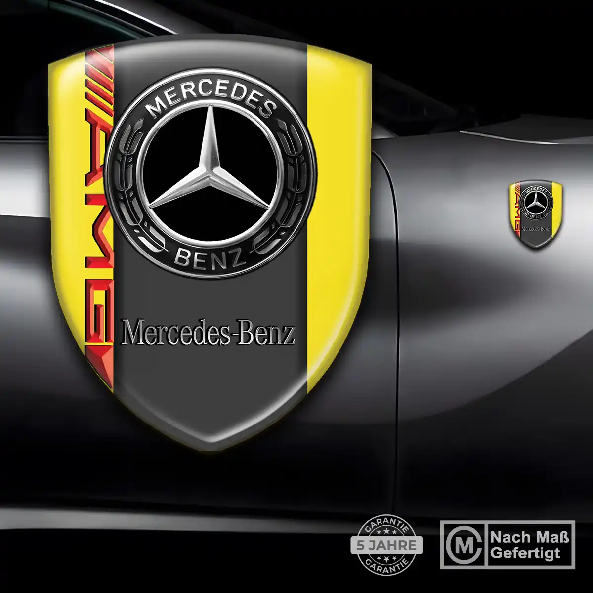 Mercedes Emblem Aufkleber Wappen Limitierte Auflage