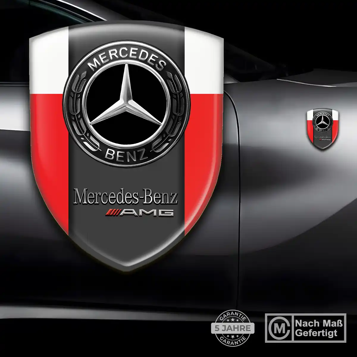 Mercedes Emblem Aufkleber Wappen Premiumqualität