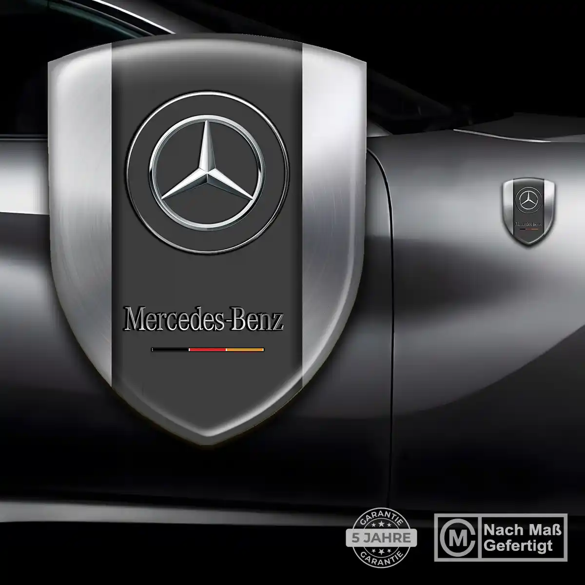 Mercedes Emblem Auto Stilvolles Design