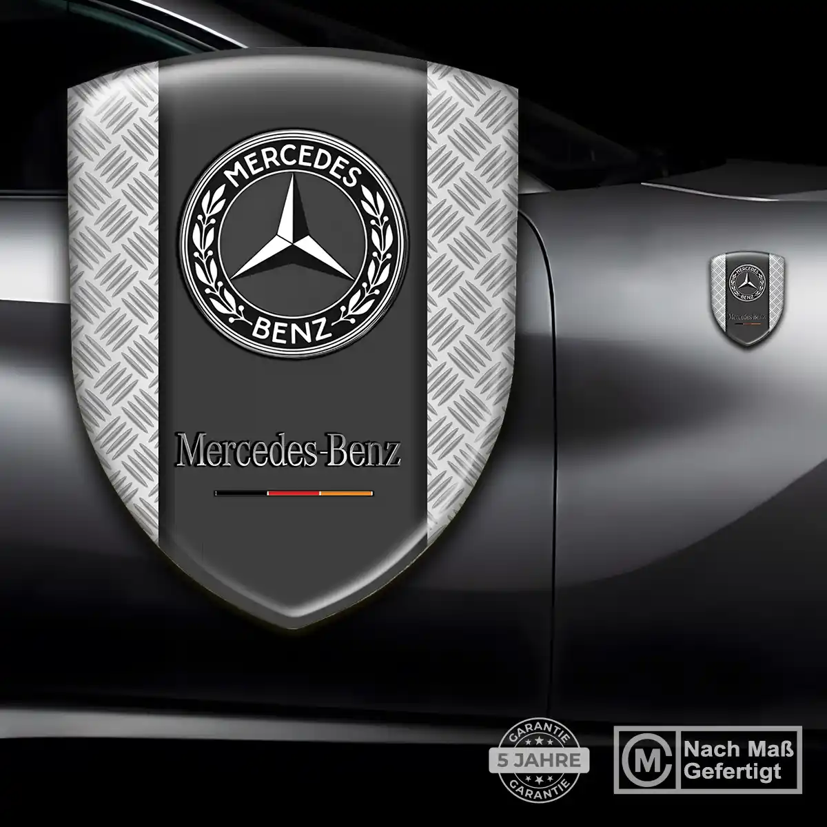 Mercedes Emblem Wappen Aufkleber Auto Hohe Qualität