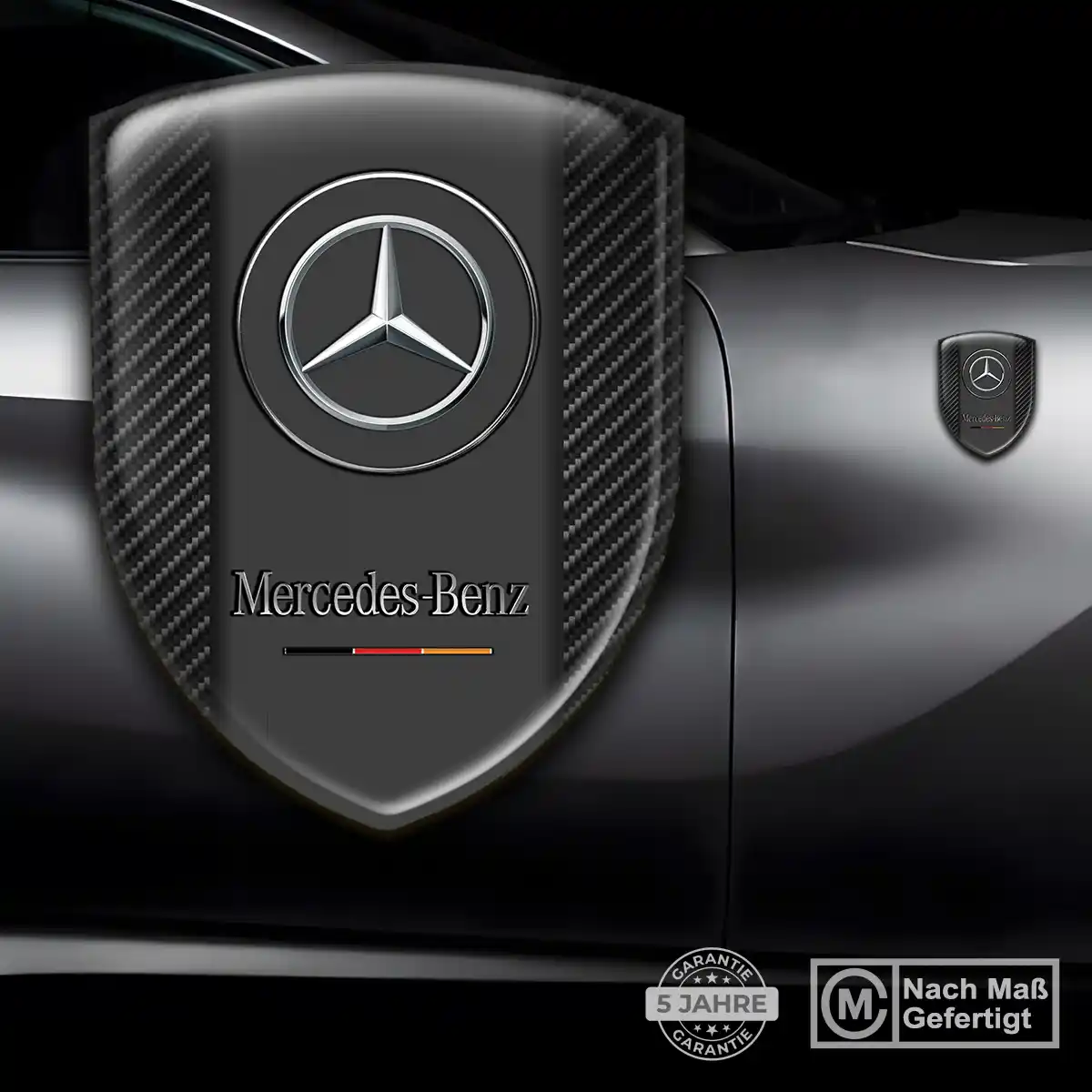 Mercedes Emblem Wappen Aufkleber Auto Premiumqualität