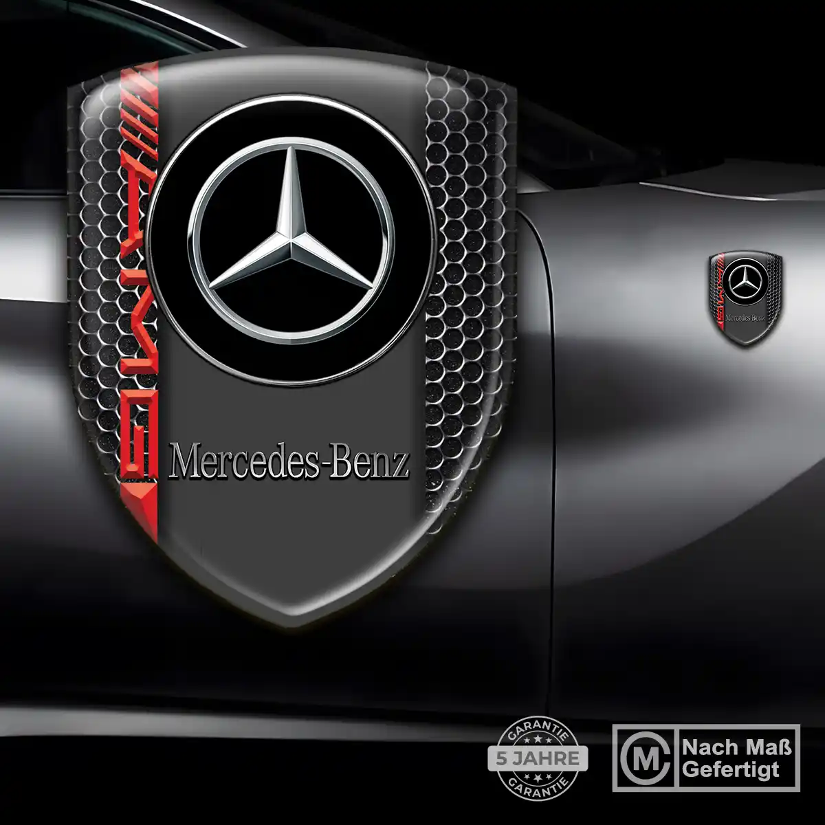 Mercedes Emblem Wappen Auto Stilvolles Design