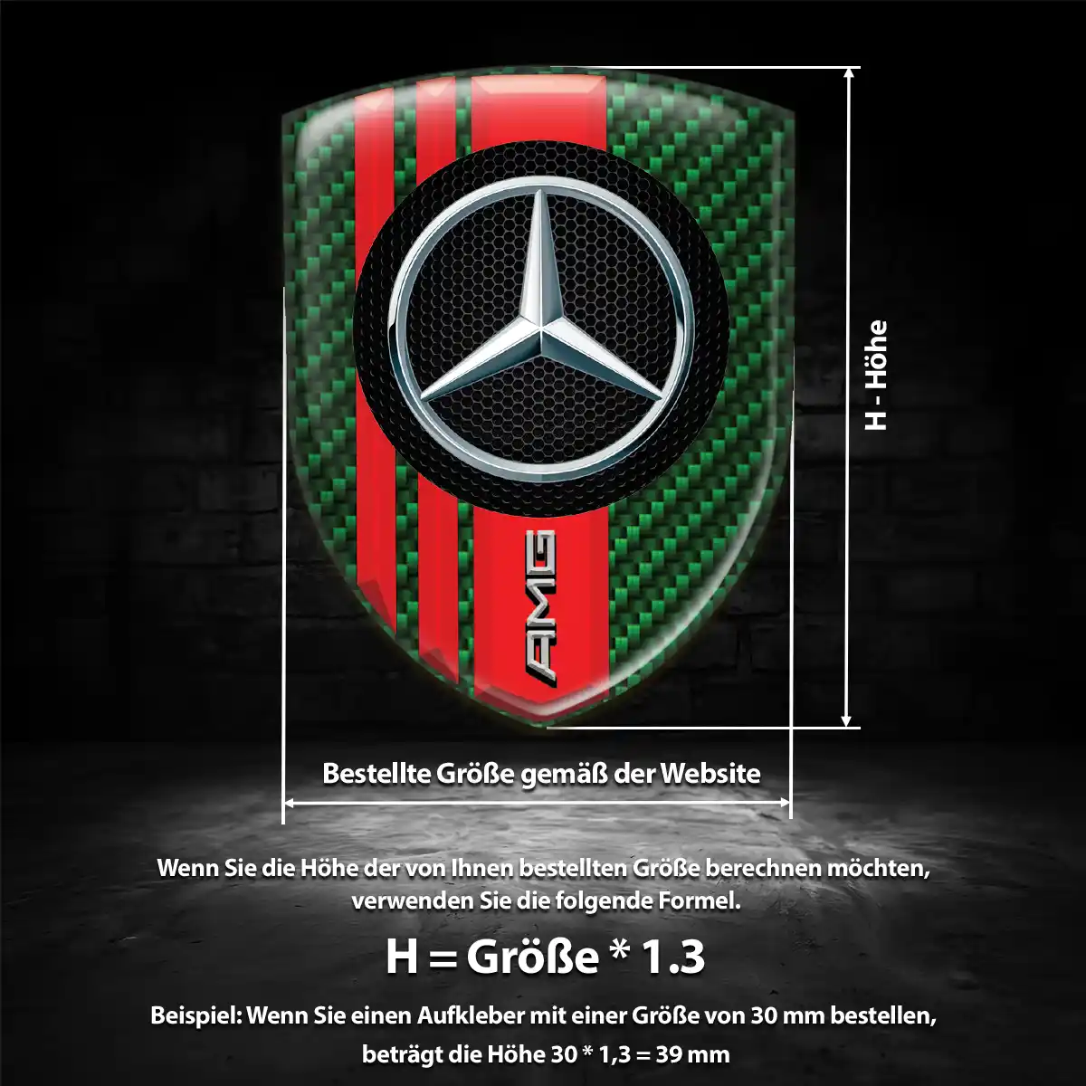 Mercedes Embleme Auto Limitierte Auflage