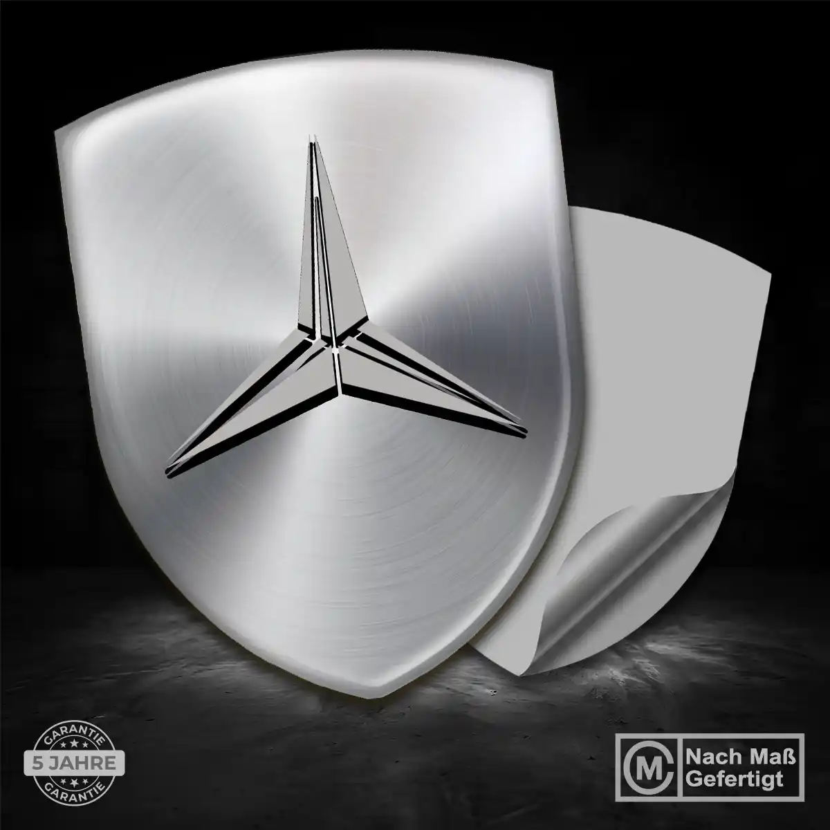 Mercedes Embleme Auto Stilvolles Design