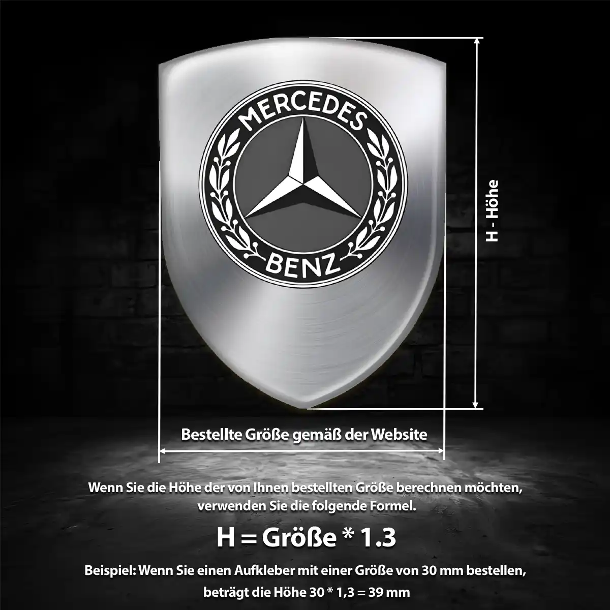 Mercedes Embleme Luxus-Edition