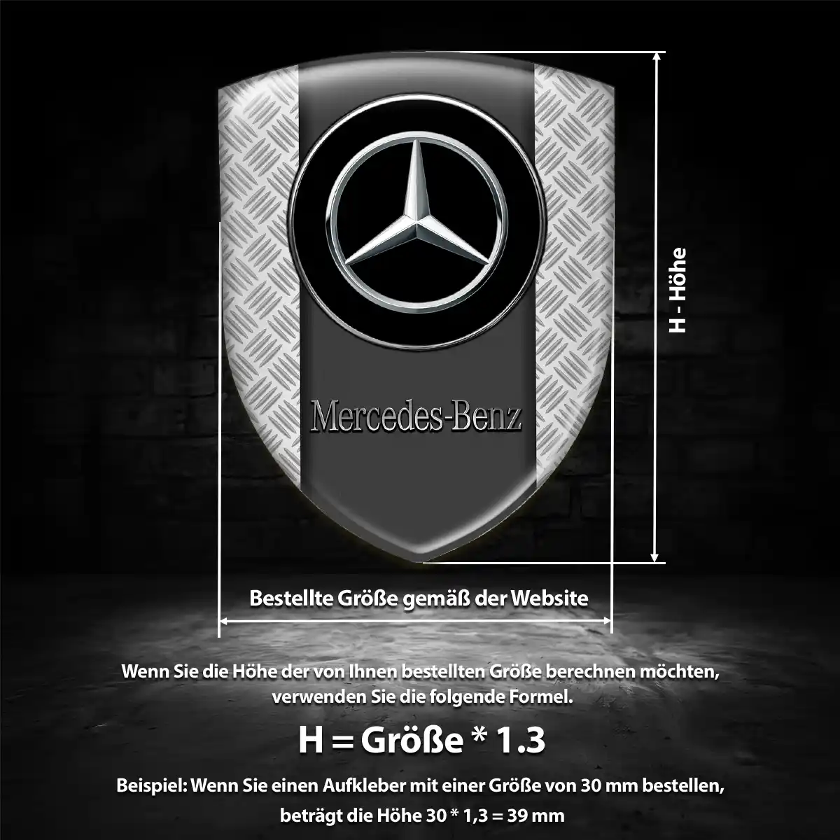 Mercedes Embleme Silikon Aufkleber Auto Hohe Qualität
