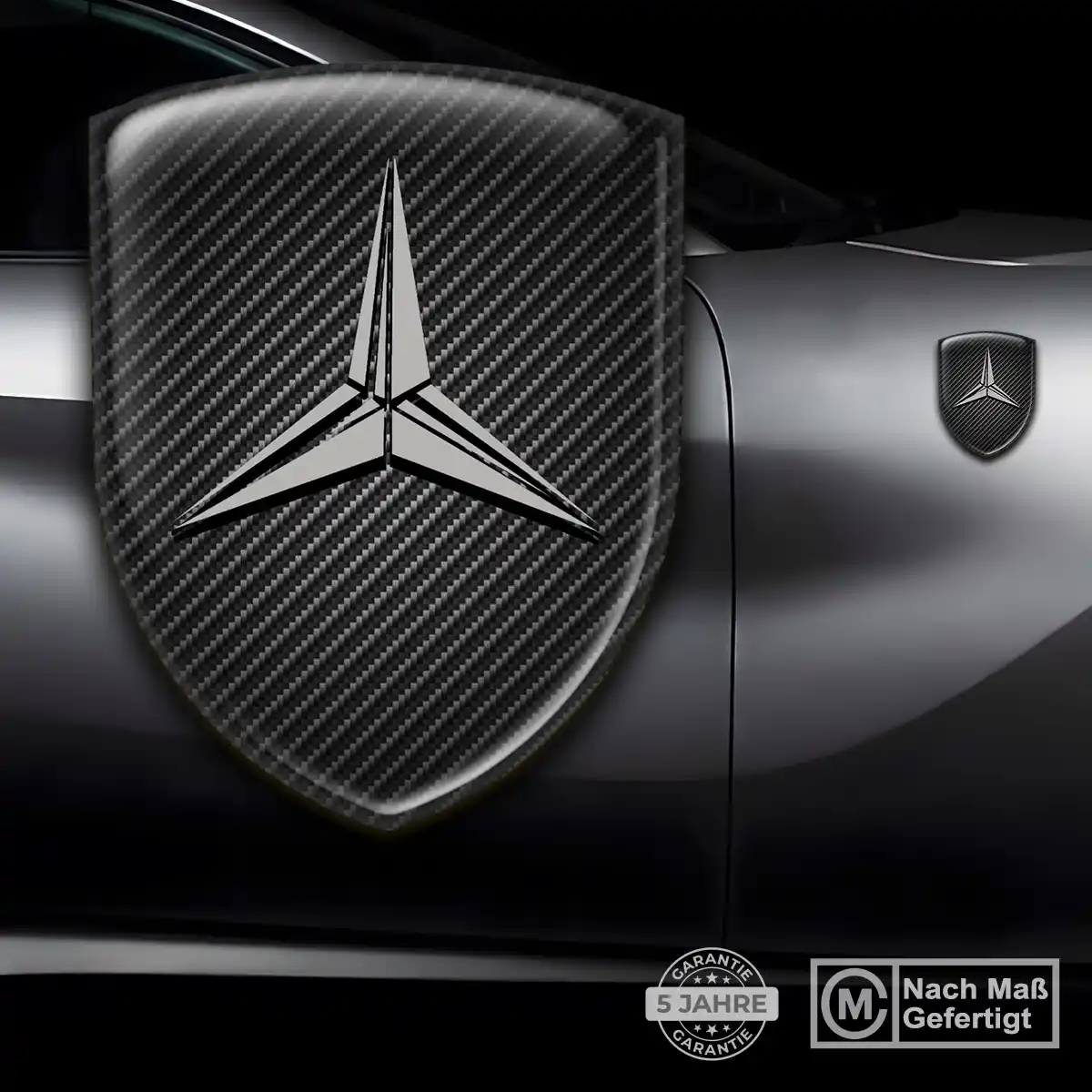 Mercedes Embleme Silikon Aufkleber Auto Stilvolles Design