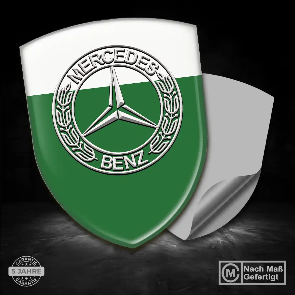 Mercedes Embleme Silikon Aufkleber Limitierte Auflage