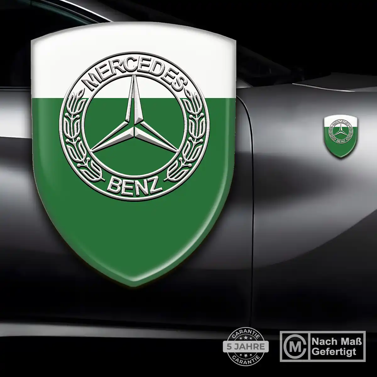 Mercedes Embleme Silikon Aufkleber Limitierte Auflage