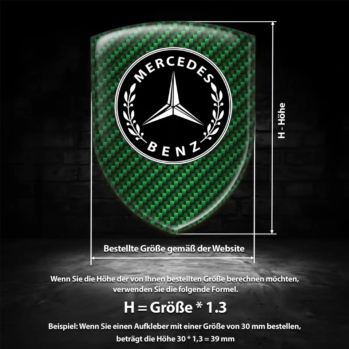 Mercedes Embleme Stilvolles Design