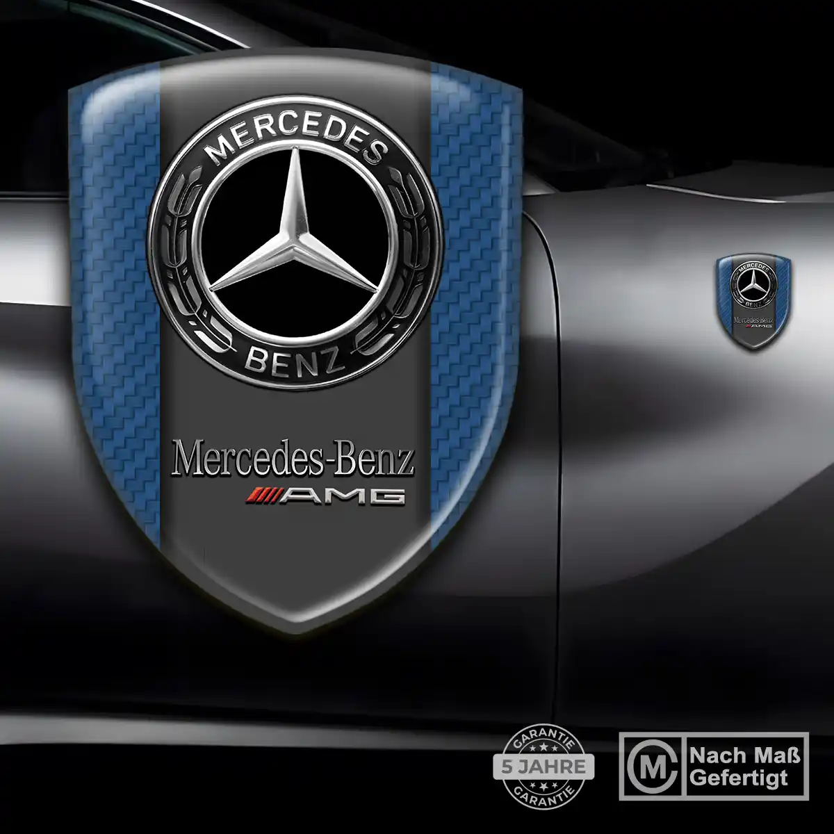 Mercedes Silikon Aufkleber Auto Hohe Qualität