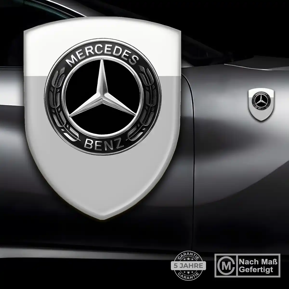 Mercedes Silikon Aufkleber Auto Premium-Edition