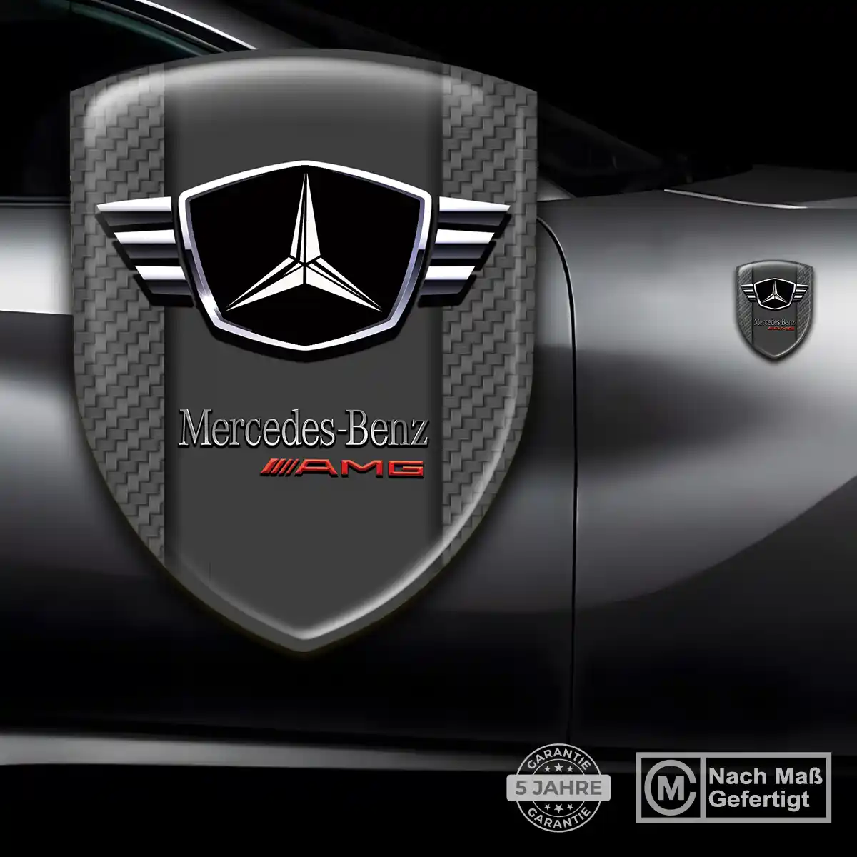 Mercedes Silikon Aufkleber Auto Stilvolles Design