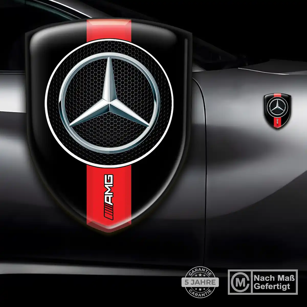 Mercedes Silikon Aufkleber Embleme Auto Hohe Qualität