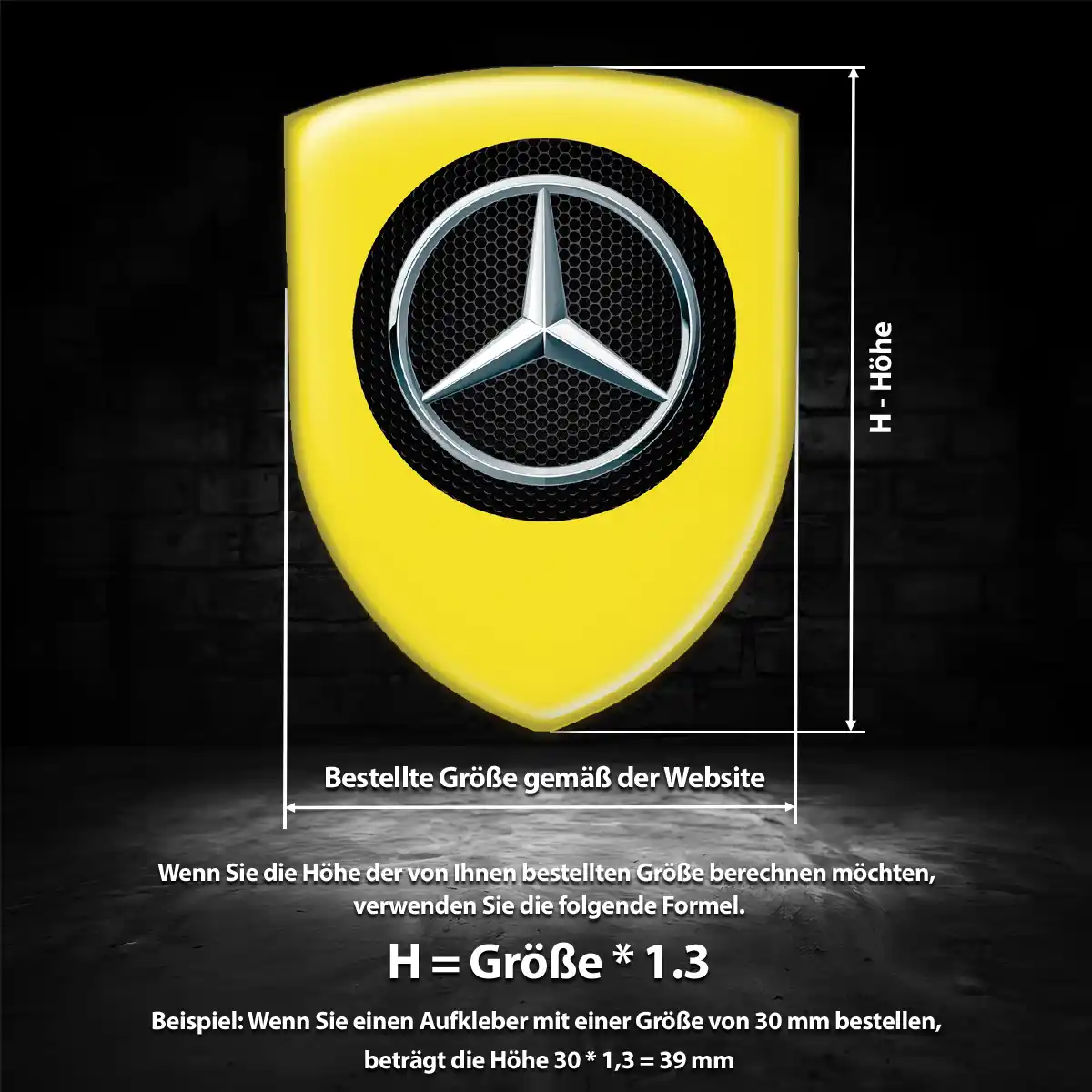 Mercedes Silikon Aufkleber Embleme Auto Stilvolles Design