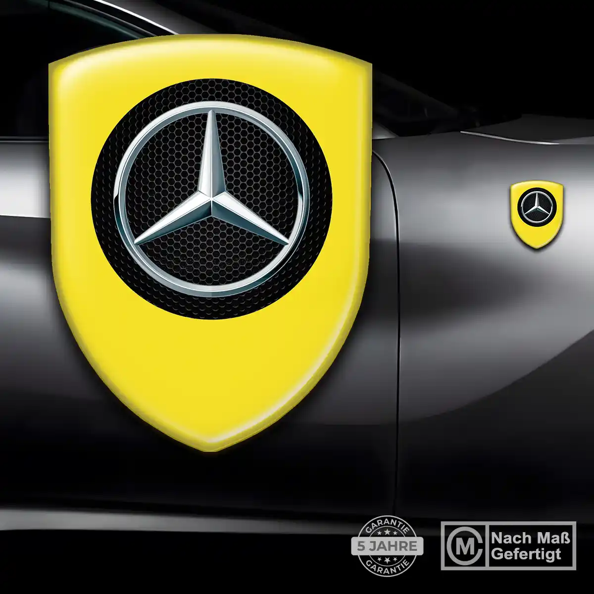 Mercedes Silikon Aufkleber Embleme Auto Stilvolles Design
