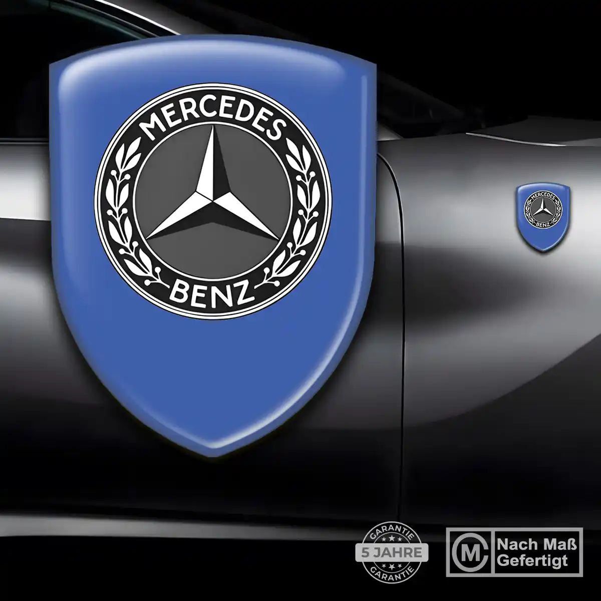 Mercedes Silikon Aufkleber Embleme Luxus-Edition