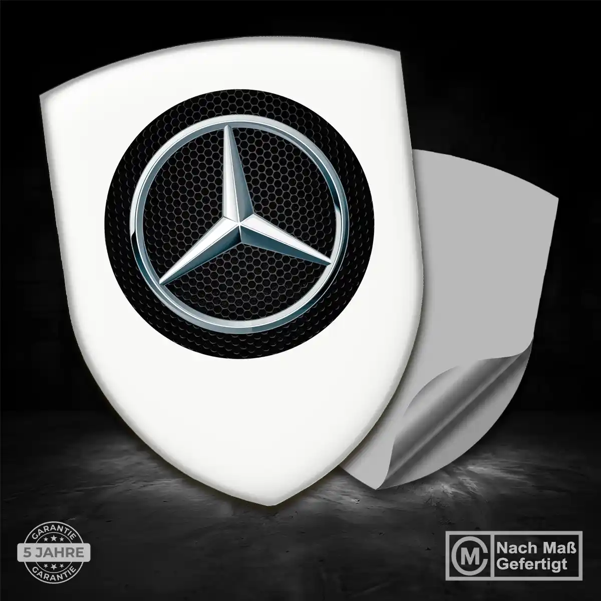 Mercedes Silikon Aufkleber Premium-Edition