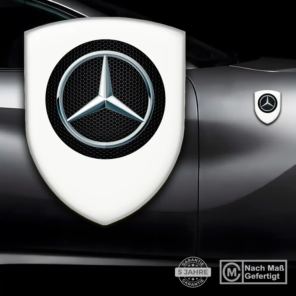 Mercedes Silikon Aufkleber Premium-Edition