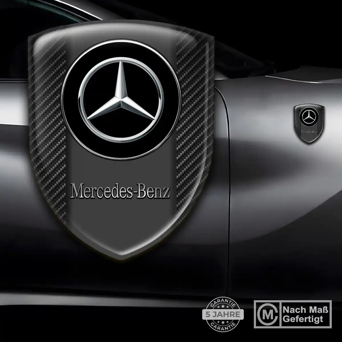 Mercedes Silikon Aufkleber Stilvolles Design