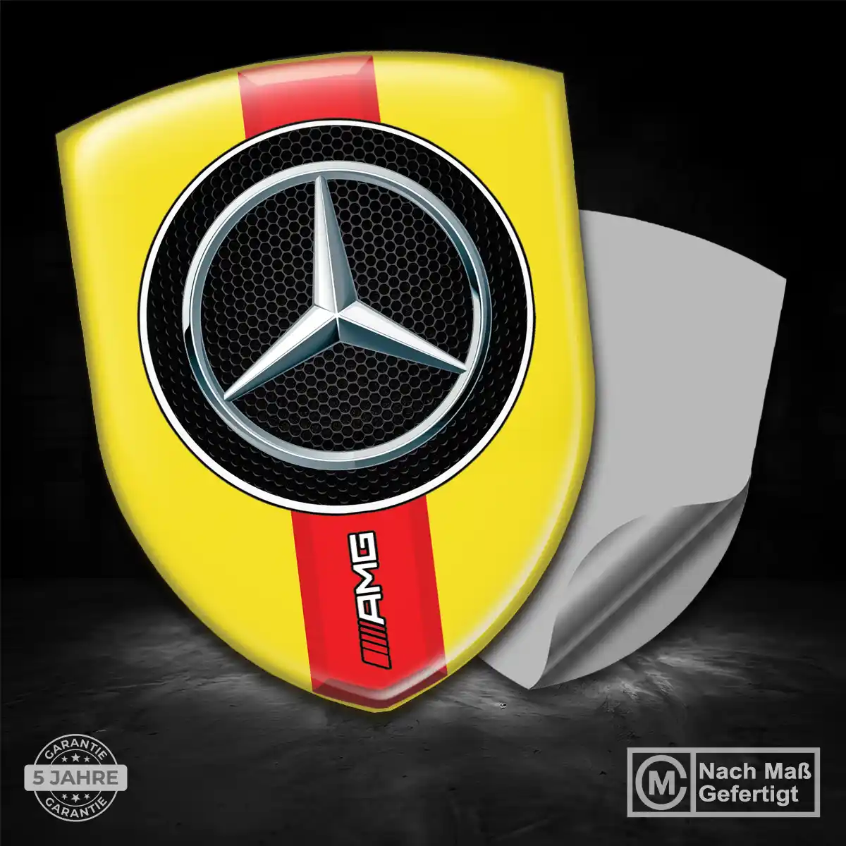 Mercedes Silikon Aufkleber Wappen Auto Hohe Qualität