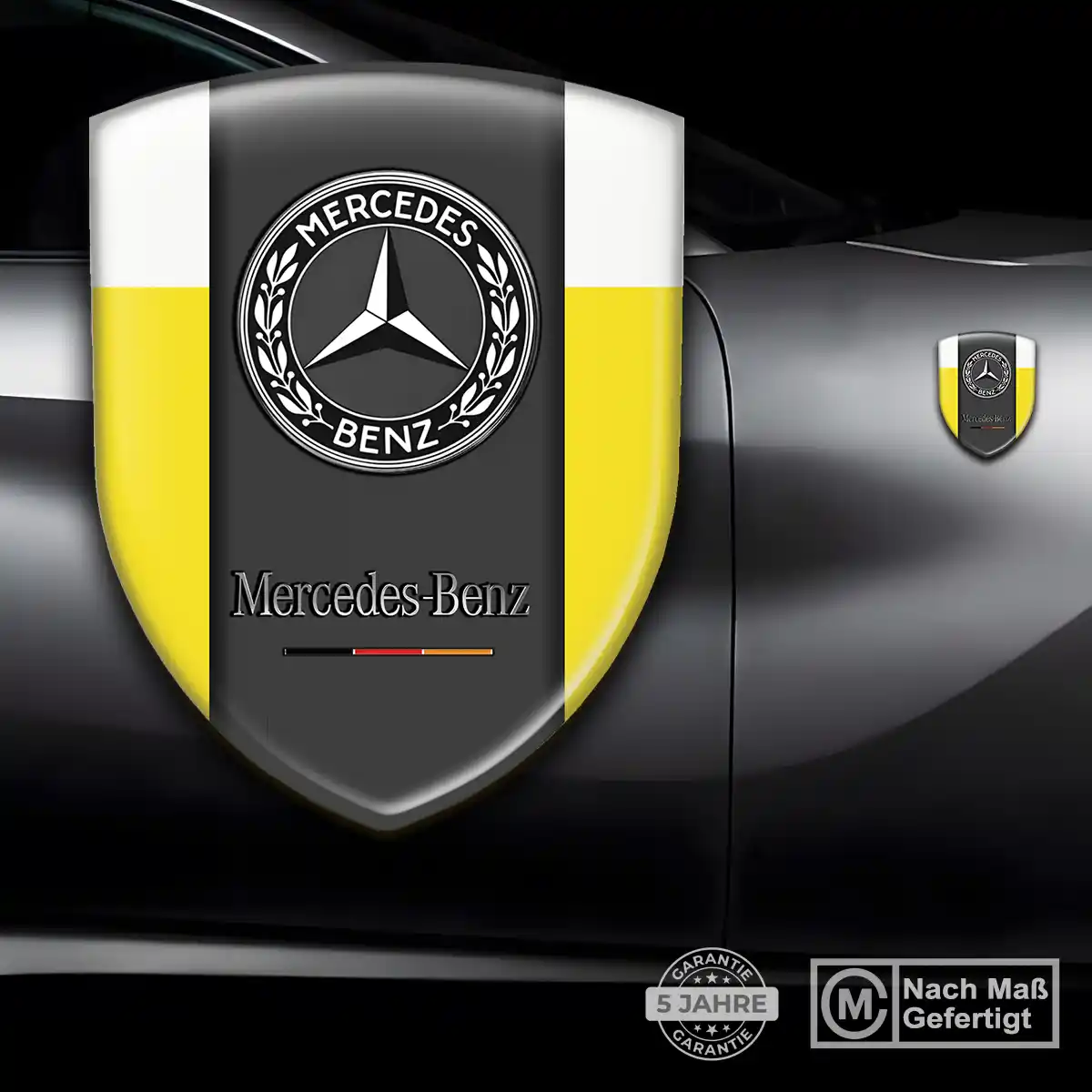 Mercedes Wappen Aufkleber Auto Hohe Qualität