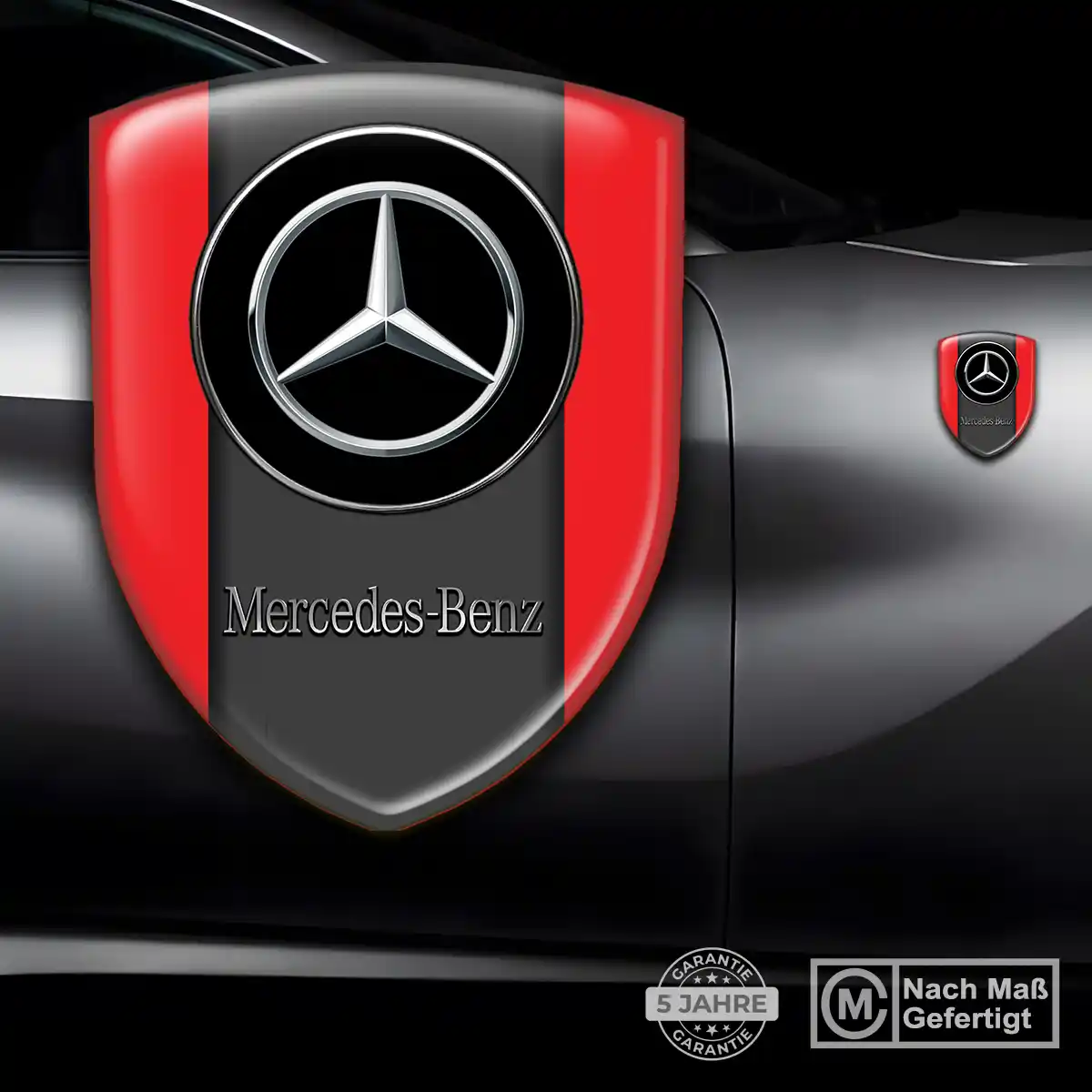 Mercedes Wappen Aufkleber Auto Limitierte Auflage
