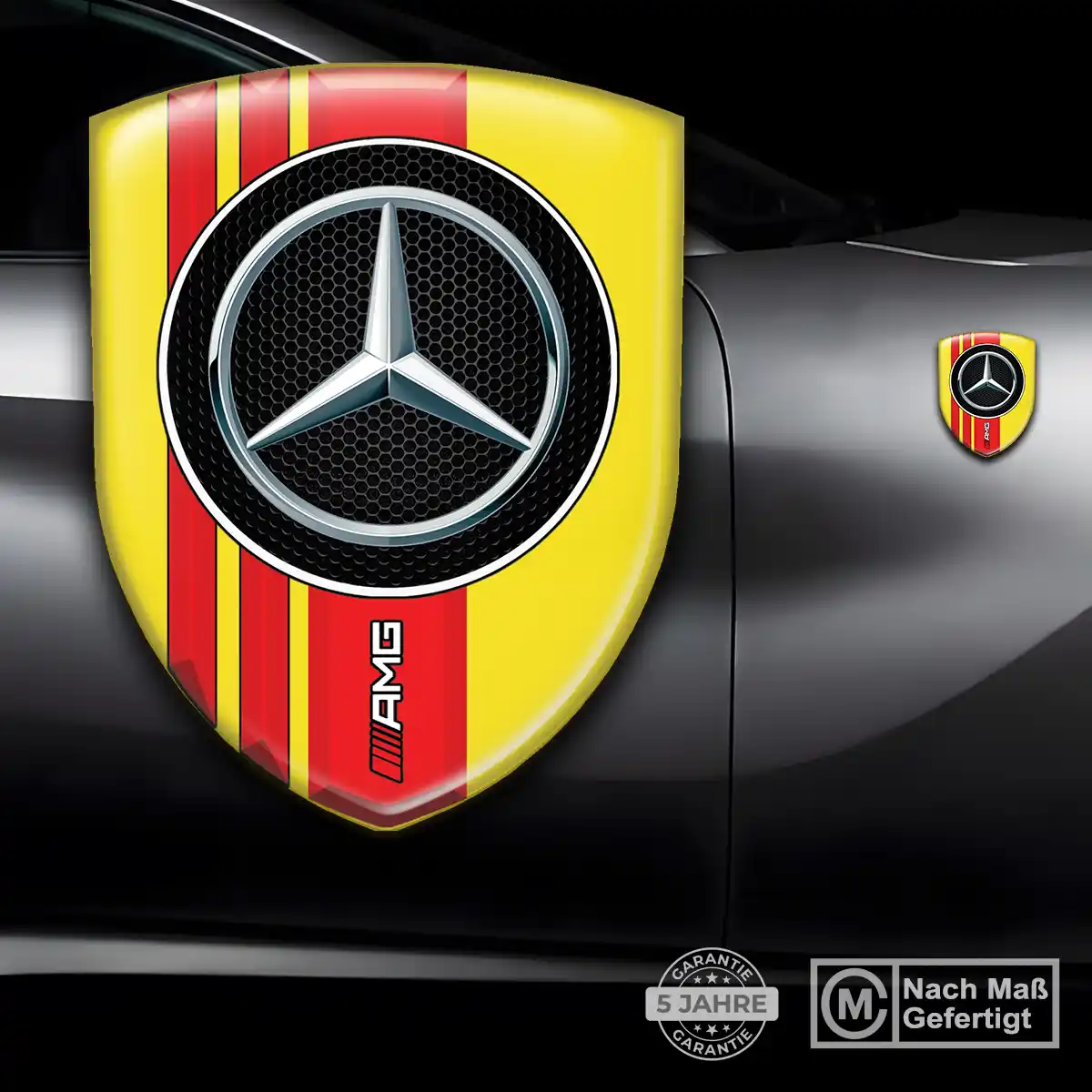 Mercedes Wappen Aufkleber Auto Stilvolles Design