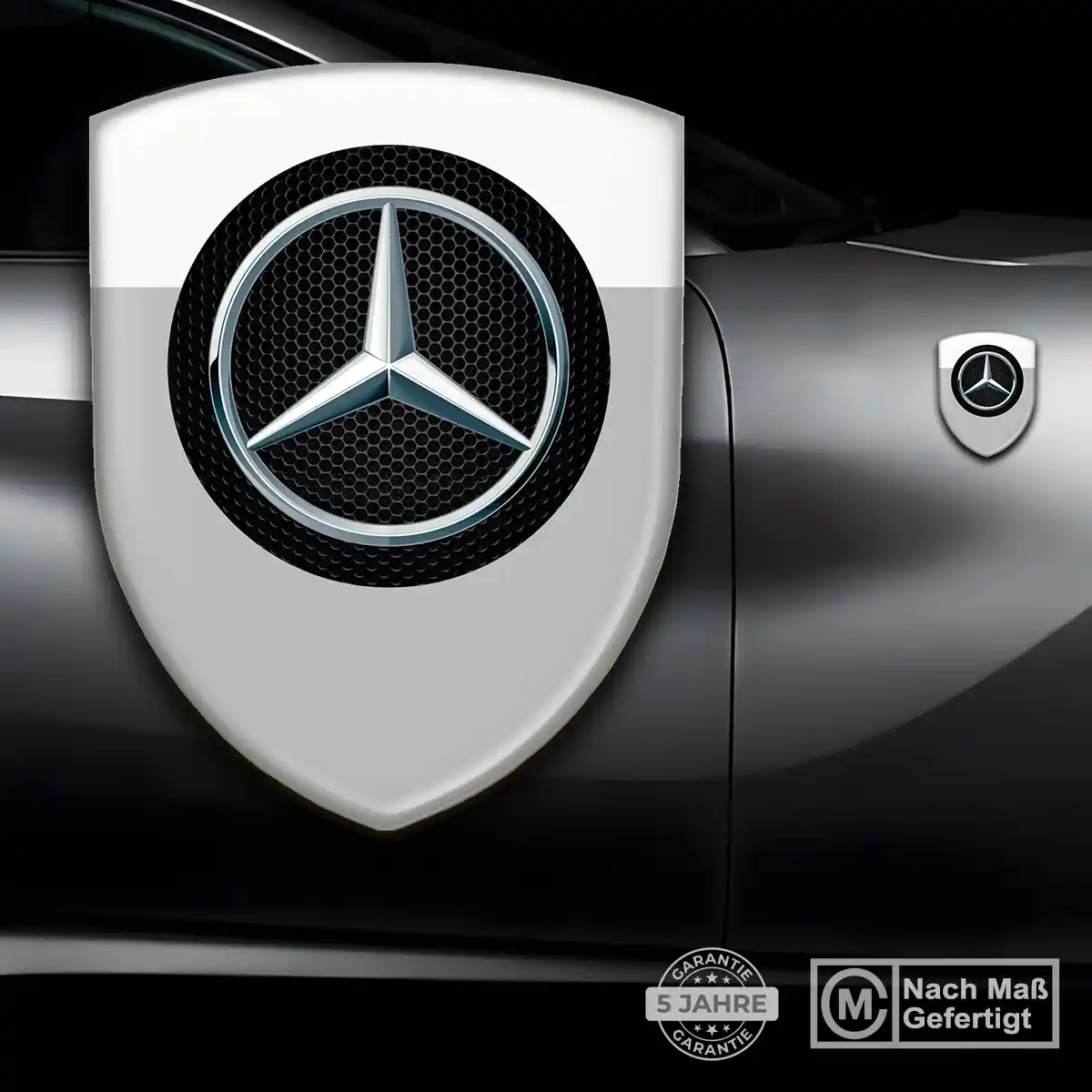 Mercedes Wappen Aufkleber Emblem Auto Stilvolles Design