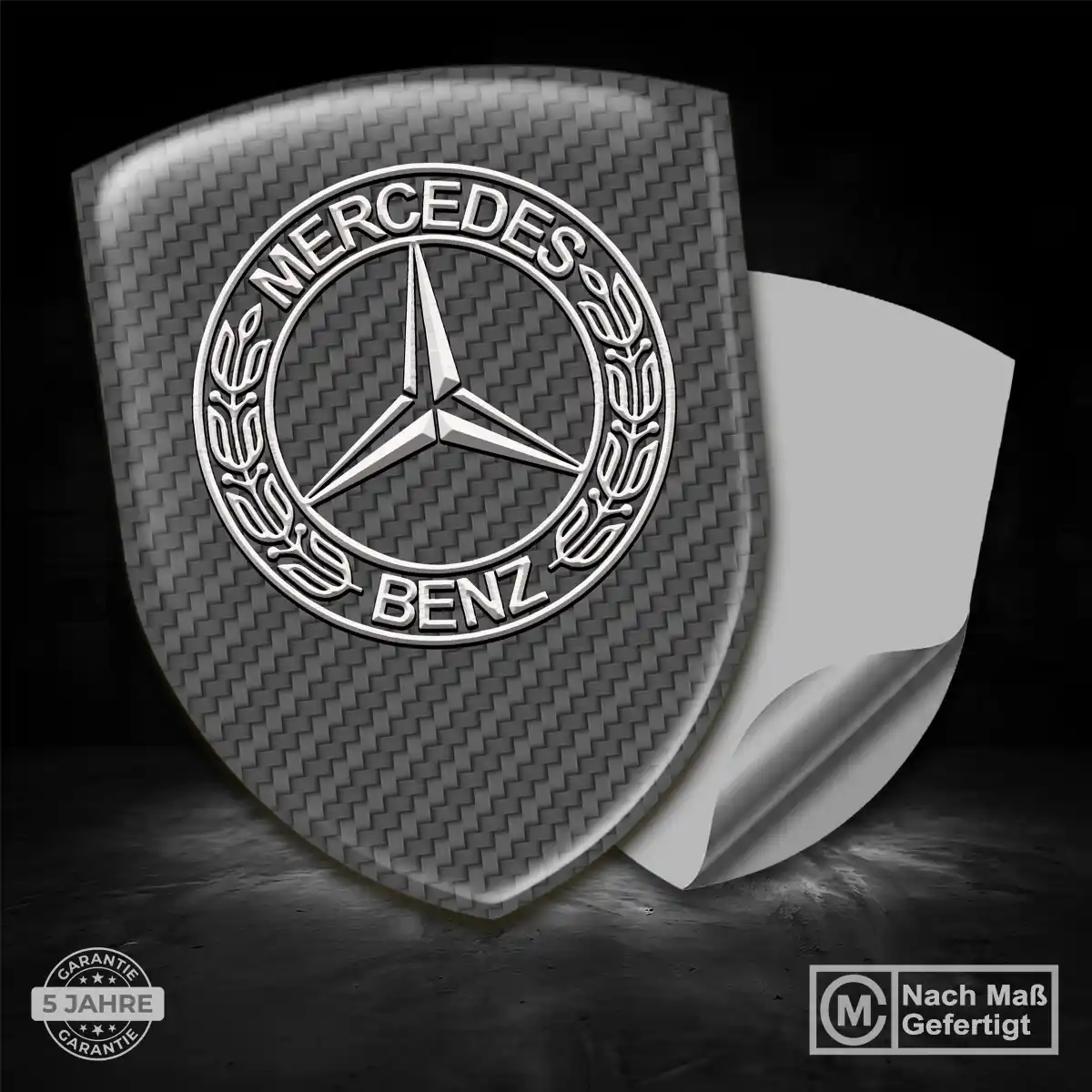 Mercedes Wappen Aufkleber Emblem Hohe Qualität