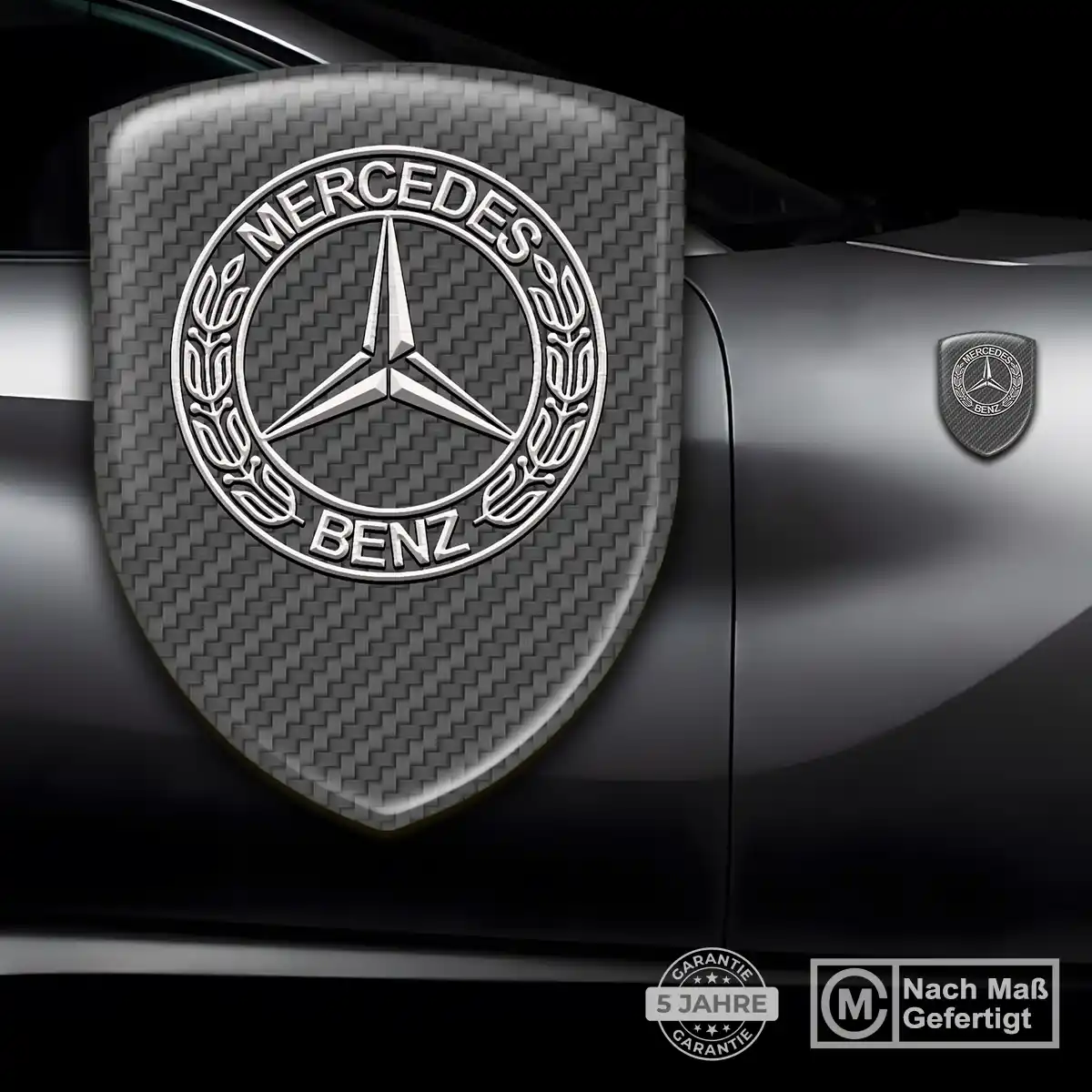 Mercedes Wappen Aufkleber Emblem Hohe Qualität