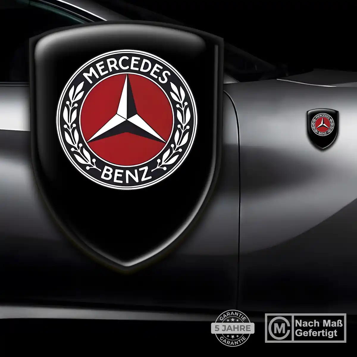 Mercedes Wappen Aufkleber Emblem Limitierte Auflage