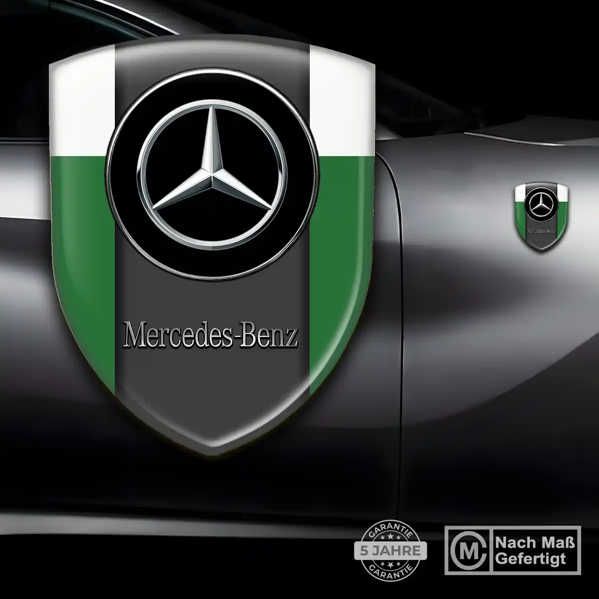 Mercedes Wappen Aufkleber Emblem Luxus-Edition