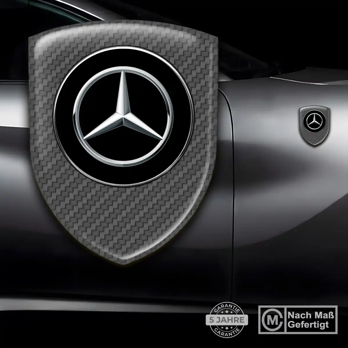 Mercedes Wappen Aufkleber Emblem Premiumqualität