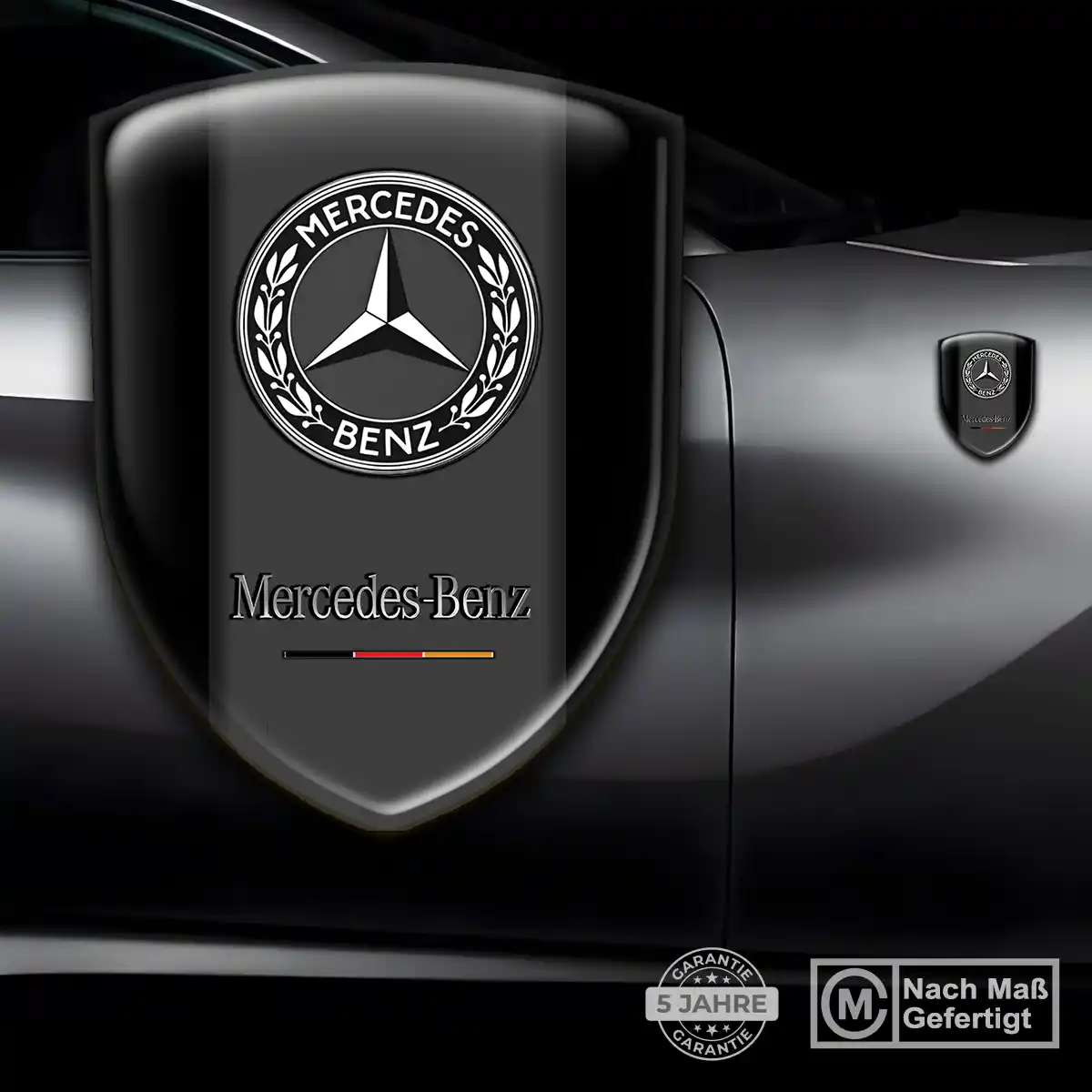 Mercedes Wappen Aufkleber Limitierte Auflage