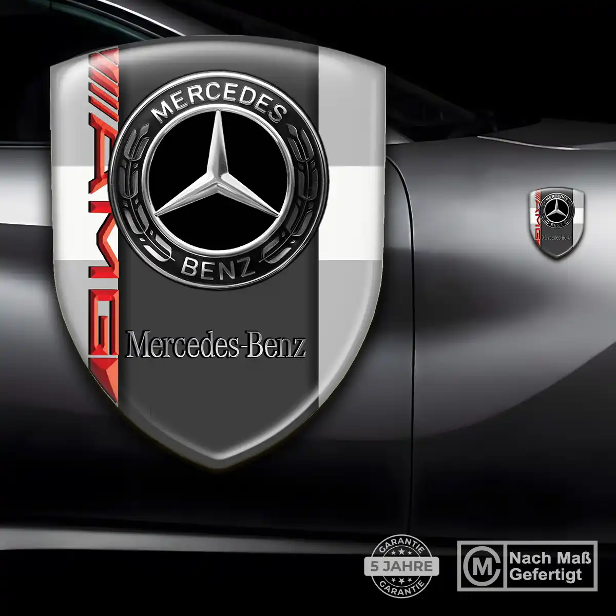Mercedes Wappen Aufkleber Premiumqualität