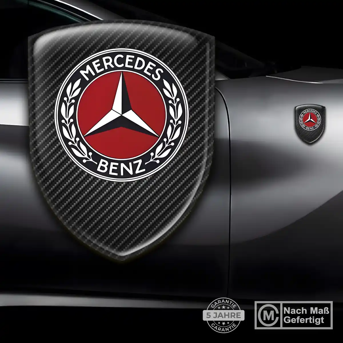 Mercedes Wappen Aufkleber Stilvolles Design