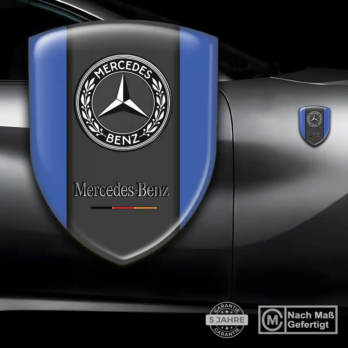 Mercedes Wappen Emblem Aufkleber Auto Limitierte Auflage